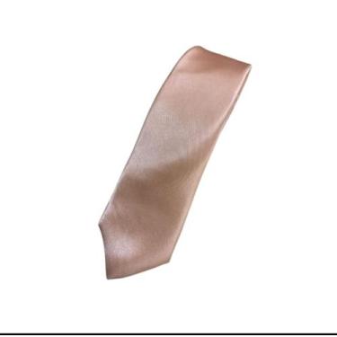 Imagem de gravata slim lisa-Dienzo, Rose