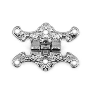 Imagem de Dobradiça Butterfly 4 Peças Metal Zamac Decoração Artesanato Caixas Md