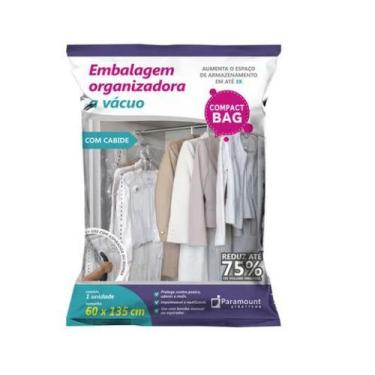 Imagem de Saco a Vácuo Compact Bag 60x135cm Paramount Organizadora