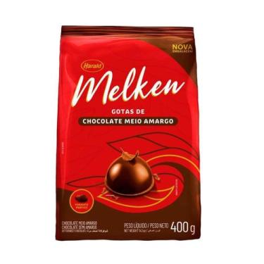 Imagem de Chocolate gotas meio amargo melken - 400g - HARALD