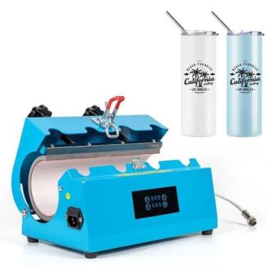Imagem de Prensa Térmica Portatil Para Canecas Squeezes Copos Sublimação 110V - 