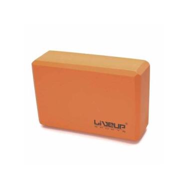 Imagem de Bloco de EVA Yoga Pilates Rpg 22,8x15,2x7,6cm Liveup Sports, Laranja