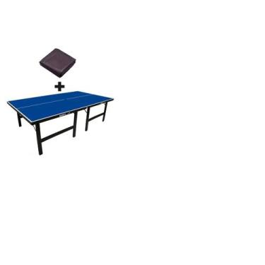 Imagem de MESA DE PING PONG MDP 18mm KLOPF 1002 + Capa Para Mesa Aberta Montada