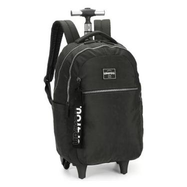 Imagem de MOCHILA COM RODAS ESCOLAR UP4YOU CINZA Cinza - Luxcel, 75cm, Cinza