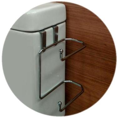 Imagem de Kit 2 Suportes Duplo para Papel Higiênico Caixa Acoplada  - Duler