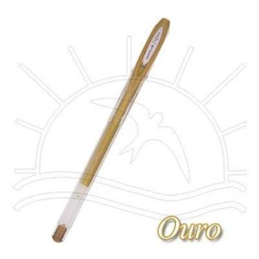 Imagem de Caneta Gel Uni-Ball Signo - Metálica Noble, Ouro