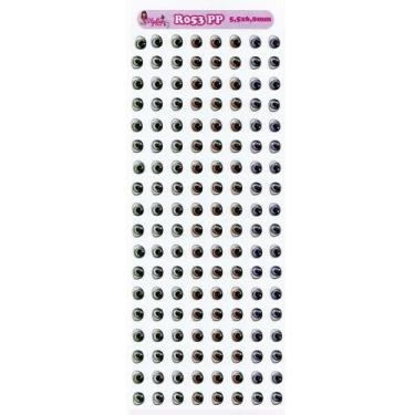 Imagem de Cartela de Olhos Resinados Styler Biscuit R053 PP - 5,5 X 6,0mm