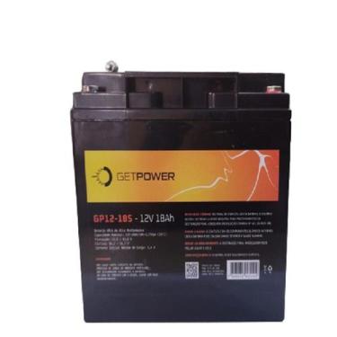 Imagem de Bateria Selada Estacionária  12V-18AH  GETPOWER  -18AH  NOBREAK  UPS  