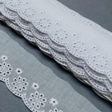 Imagem de Bordado Inglês 100% Algodão Largura 5,0cm - 13,7mts Peça - Patchwork A