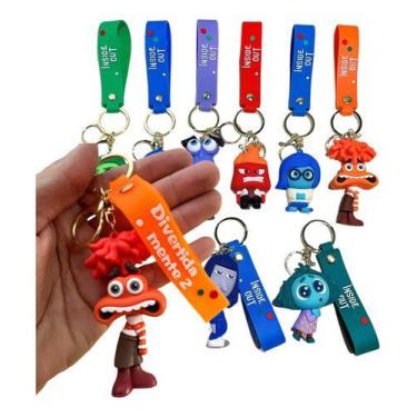 Imagem de Kit 4 Unid Chaveiros 3d Personagens Divertidamente 2 Inside - Duarte S