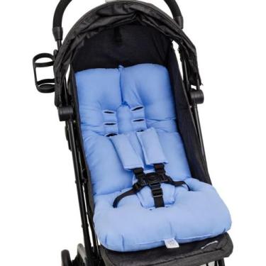 Imagem de Almofada Para Carrinho de Bebê Universal - AZUL - CLICK TUDO