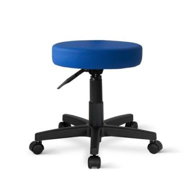 Imagem de Cadeira Mocho Patti Assento Giratória Universal - Arazzi, Azul