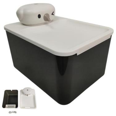 Imagem de Bebedouro Fonte de Agua Gato Pet Cao Felino Cachorro 2 Modos Sensor Pr