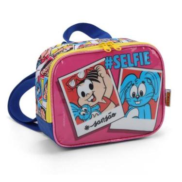 Imagem de Lancheira Térmica Escolar Selfie Turma Da Monica Luxcel, Rosa