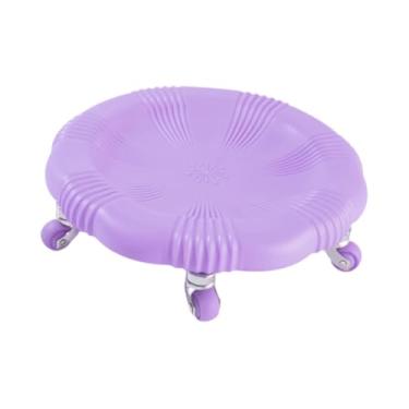 Imagem de Dynwave Rolo de fitness discos deslizantes discos deslizantes placa deslizante treinamento de força do núcleo silencioso treinador de força do núcleo para, Roxo