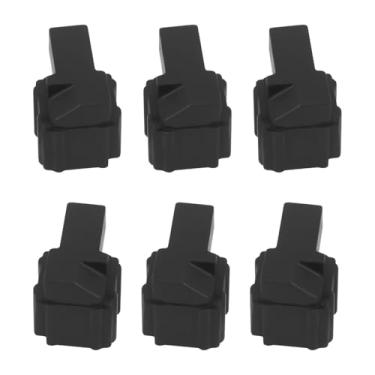 Imagem de ECSiNG 3 pares de trava de fivela deslizante esquerda direita para reparo de peça de controle deslizante de fivela compatível com controle Nintendo Switch compatível com JoyCon, plástico