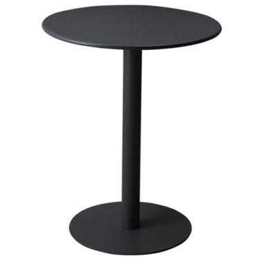 Imagem de Mesas de bar para bistrô, mesa de bar redonda e pub, mesa de coquetel circular em pé com topo de ferro, adequada para sala de estar, restaurante