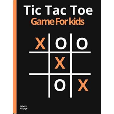 Imagem de Tic Tac Toe game for kids (8.5x11) 100 page: 1188 Tic Tac Toe Grids.