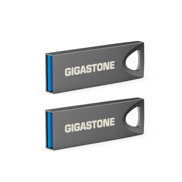Imagem de GIGASTONE Z70 256 GB, pacote com 2 unidades USB 3.2 Gen1, pen drives USB, confiáveis para PC e Mac, metal impermeável, mini e robusto, compatível com interface USB 2.0/USB 3.0/USB 3.1