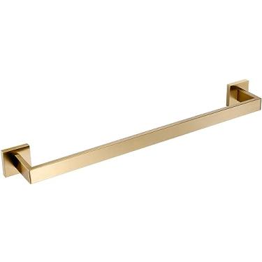 Imagem de Conjunto de ferragens para banheiro em ouro escovado, suporte para rolo de papel higiênico de parede, toalheiro, cabide para roupão, kit de acessórios de aço inoxidável, barra de toalha BG 560
