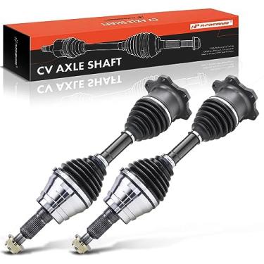 Imagem de A-Premium Par (2) Conjunto de eixo dianteiro CV Drive resistente compatível com Chevy Silverado 2500 99-04, Silverado 3500 01-06 e GMC Sierra 1500 2500 3500 HD e Hummer H2, 4WD, lado esquerdo e