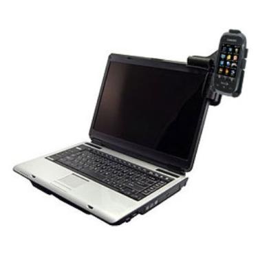 Imagem de Amzer Laptop Mobile Connect com suporte personalizado para Samsung Instinct HD SPH-M850 - preto