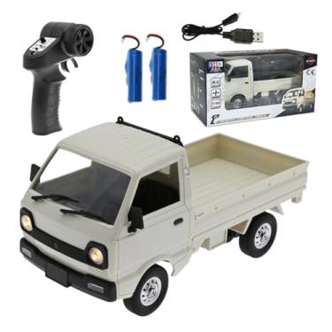 Imagem de iREOGAME WPL Mini RC Car, escala 1/16, modelo de carro de deriva RC 2,4 GHz, mini caminhão com bateria dupla, motor 130, passatempo, grau adulto, 16+