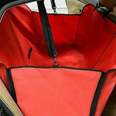 Imagem de Capa Pet Dobrável Para Carros - Com Cinto De Segurança - Vermelha - Ki