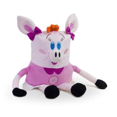 Imagem de Porquinha Lilá De Pelúcia Com 36cm Original O Diário de Mika Super Too