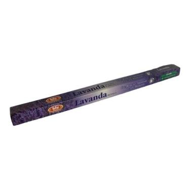 Imagem de Incenso Indiano Bic Lavanda Caixa com 8 Varetas - Lua Mística - 100% O