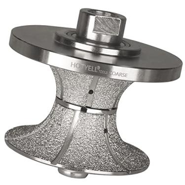 Imagem de HOTYELL Perfilador De Mão De Diamante V50 Full Bullnose, Roda De Fresa De Perfil Com Rosca De 5/8''-11 Para Granito, Mármore, Concreto E Bordas De Bancada (V50 (2''))