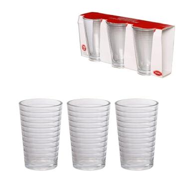 Imagem de Haüskraft -Copo Long Drink de vidro Duke 300 ml 3 peças