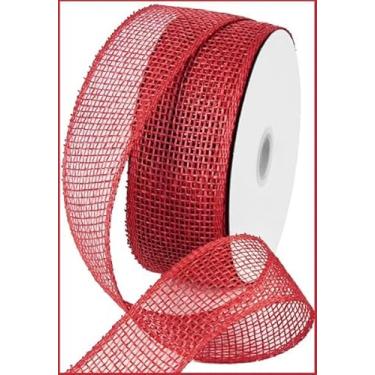 Imagem de Malha de faixa de serapilheira de melancia - 6,3 cm x 20 jardas - Enfeite de guirlanda DIY - Bordas cortadas e costuradas - Sem fio