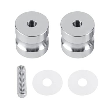 Imagem de Maçaneta da porta do chuveiro QANYEGN, maçaneta deslizante de aço inoxidável da porta do chuveiro, ferragem de tração lateral dupla para porta de vidro do banheiro