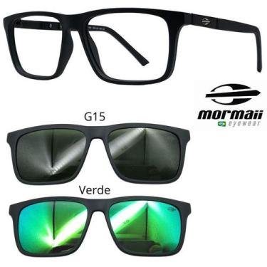 Imagem de Armação de Grau Mormaii Swap 4 6112 A14 com 2 Clipons GV, A14