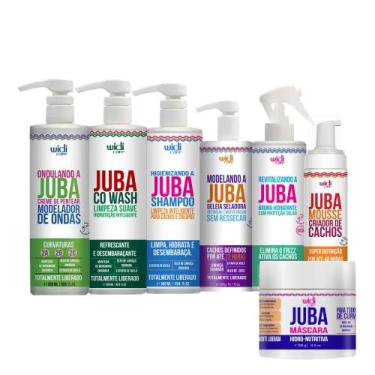 Imagem de Kit Widi Care Juba Ondulando, Mousse, Co Wash, Máscara, Shampoo, Gelei