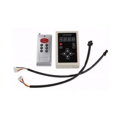 Imagem de Fita Led Digital 6803 Rgb C/ Controle 133 Efeitos Ip65 5050 BT-7897 - 