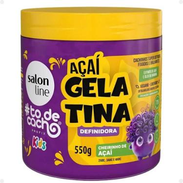 Imagem de Gelatina Definidora Salon Line Kids todecacho Açaí 550g