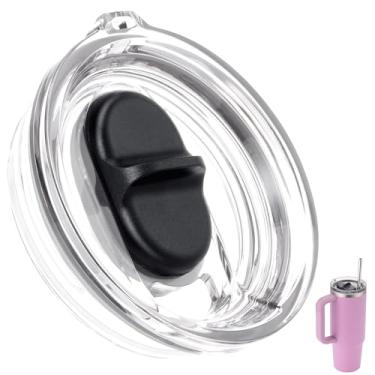 Imagem de Bluwing Tampa de substituição de 850 g para copo Stanley Quencher H2.0 FlowState de 850 g, tampa à prova de vazamento adequada para copo Stanley, tampa reutilizável à prova de poeira