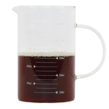 Imagem de Jarra de Vidro em Borossilicato 1L com Graduação Liquídos Frios e Quen