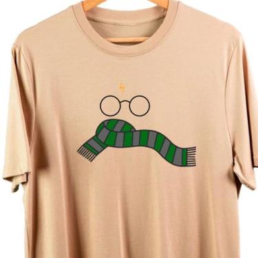 Imagem de Camiseta Harry Potter Sonserina Unissex Malha Premium 100% Algodão - l