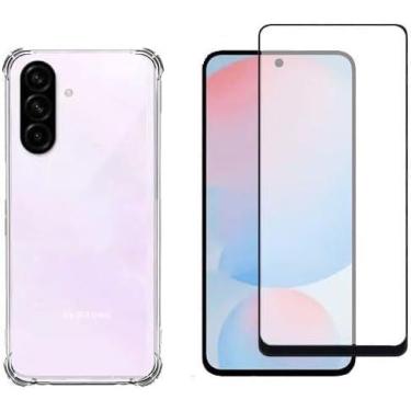 Imagem de Kit Capa Case Capinha e Película 3D Vidro Para Galaxy A56 - Universo