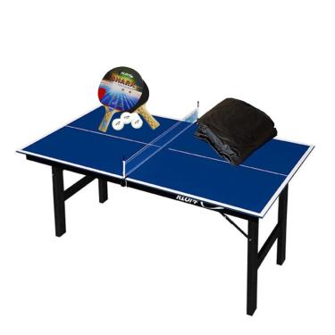 Imagem de Mini mesa ping pong Júnior mdp 12mm 1003 klopf + Kit 5055 + Capa