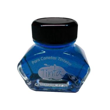 Imagem de Tinta Caneta Tinteiro Compactor Azul Real 30mL Vidro