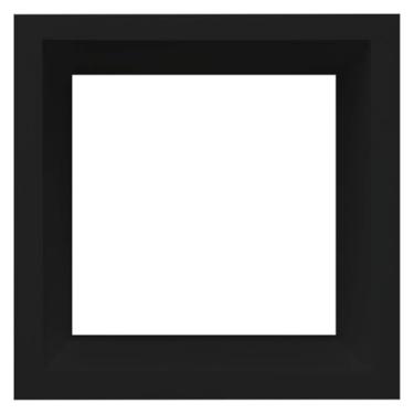 Imagem de Nicho Decorativo Colorido em Mdf Laqueado para Parede - 20x20x12cm Cor:PRETO;Tamanho:20X20X12 CM