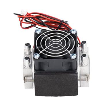 Imagem de Refrigerador de Petier Termoelétrico, Mini Ar Condicionado, Mini -água de água de Resfriamento de água do DC CC 12V Módulo de Resfriamento Semicondutor Dual para