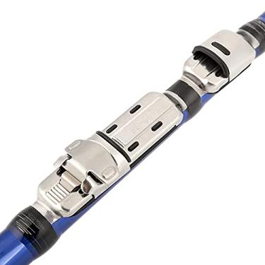 Imagem de Vara de Pesca Telescópica de Fibra de Vidro Ultraleve para Pesca Marítima Em Rocha para Pescadores - Pólo de Fundição Portátil Azul (2.1)