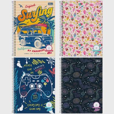 Imagem de Caderno quadriculado 7x7 96 folhas capa dura d + Tilibra