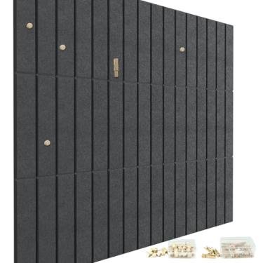 Imagem de Quadro alternativo de cortiça grande, pacote com 24 quadros de avisos de feltro com seguro removível