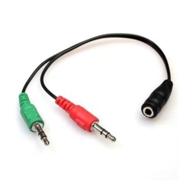 Imagem de Cabo Adaptador Para Fone 2 P2 X 1 P2 (fone+mic) Tebera, CABOS PARA CEL